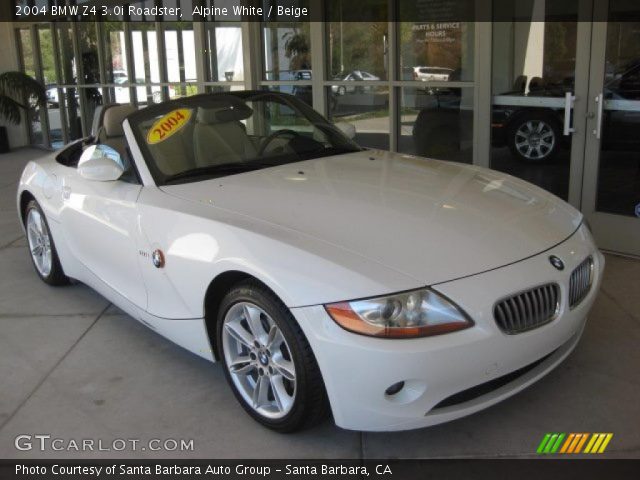 2004 BMW Z4 3.0i Roadster in Alpine White