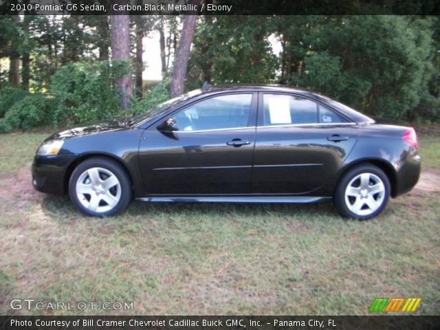 2010 Pontiac G6 Sedan in Carbon Black Metallic