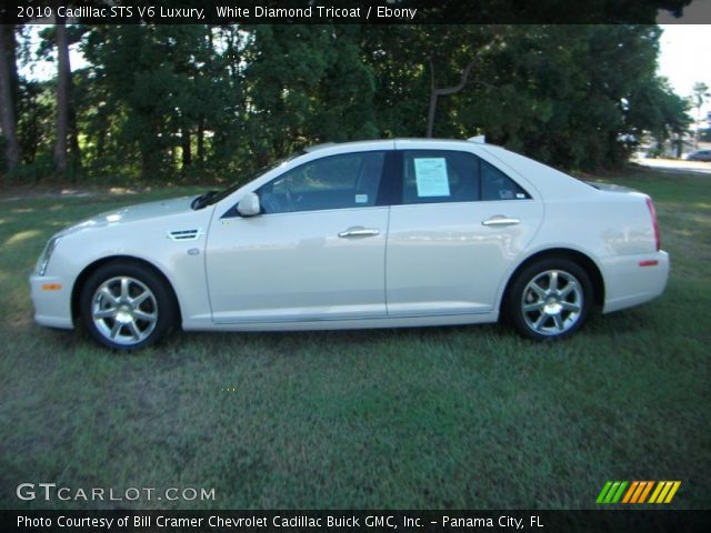 2010 Cadillac STS V6 Luxury in White Diamond Tricoat