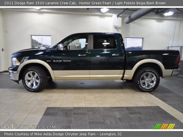 2011 Dodge Ram 1500 Laramie Crew Cab in Hunter Green Pearl