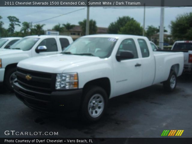 2011 Chevrolet Silverado 1500 Extended Cab in Summit White