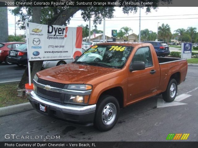 2006 Chevrolet Colorado Regular Cab in Sunburst Orange Metallic
