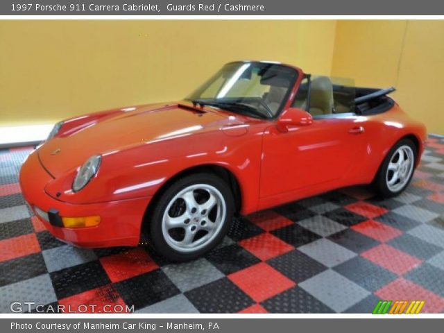 1997 Porsche 911 Carrera Cabriolet in Guards Red