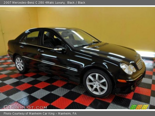 2007 Mercedes-Benz C 280 4Matic Luxury in Black