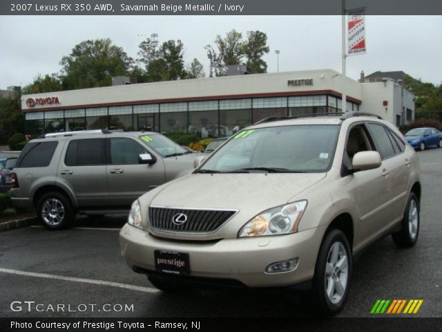 2007 Lexus RX 350 AWD in Savannah Beige Metallic