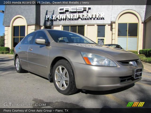 2003 Honda Accord EX V6 Sedan in Desert Mist Metallic