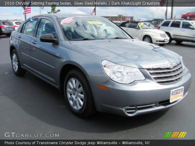 2010 Chrysler Sebring Touring Sedan in Silver Steel Metallic