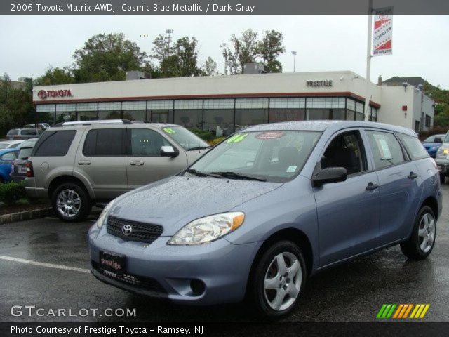 2006 Toyota Matrix AWD in Cosmic Blue Metallic