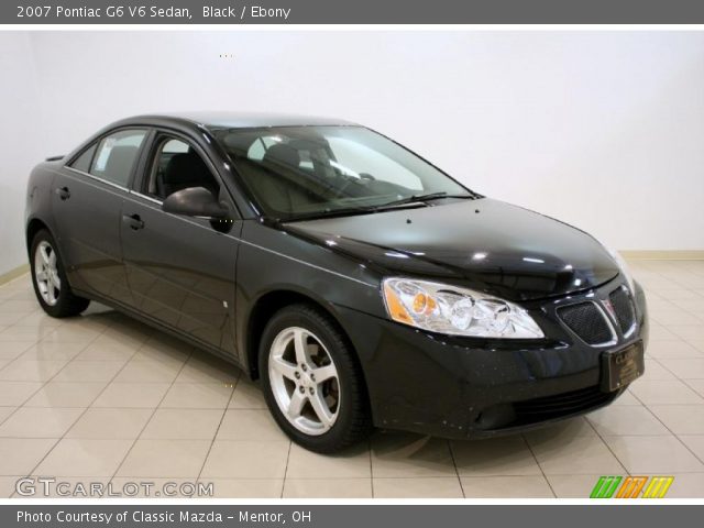 2007 Pontiac G6 V6 Sedan in Black