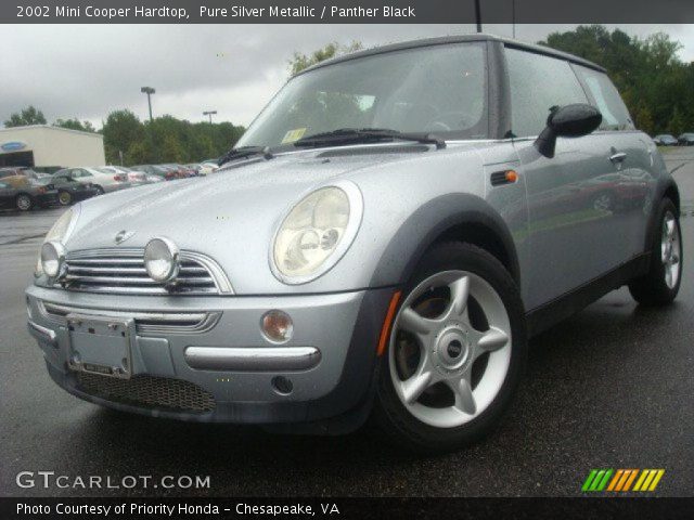 2002 Mini Cooper Hardtop in Pure Silver Metallic