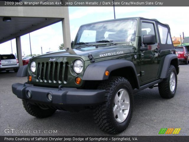 2009 Jeep Wrangler Rubicon 4x4 in Jeep Green Metallic
