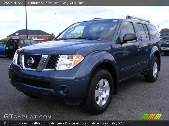 2007 Nissan Pathfinder S in Silverton Blue