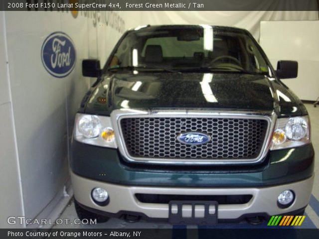 2008 Ford F150 Lariat SuperCrew 4x4 in Forest Green Metallic