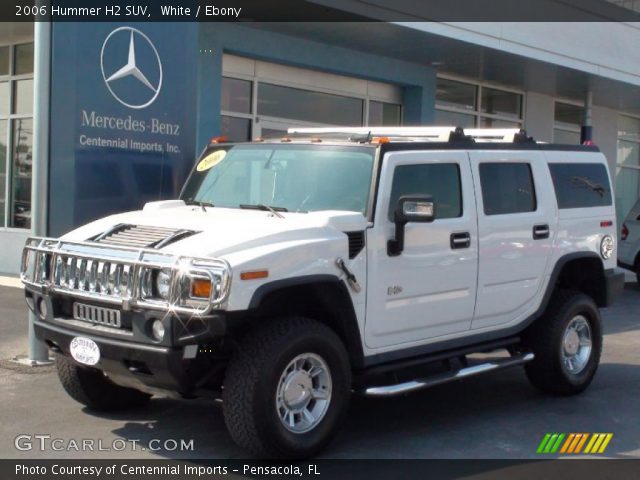 2006 Hummer H2 SUV in White