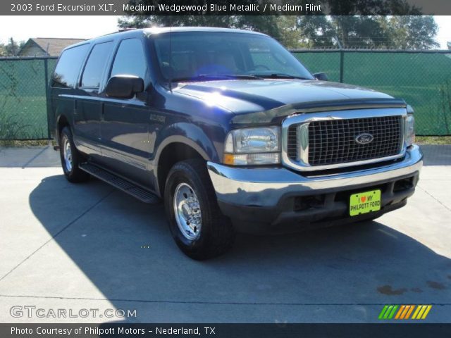 2003 Ford Excursion XLT in Medium Wedgewood Blue Metallic