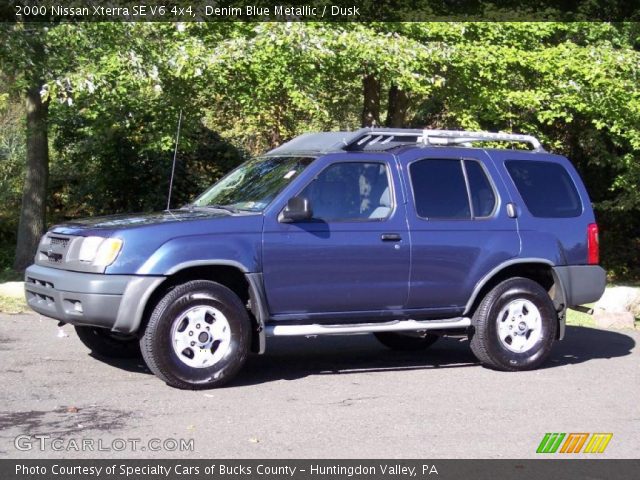 2000 Nissan Xterra SE V6 4x4 in Denim Blue Metallic