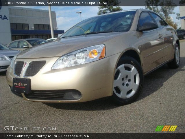 2007 Pontiac G6 Sedan in Sedona Beige Metallic