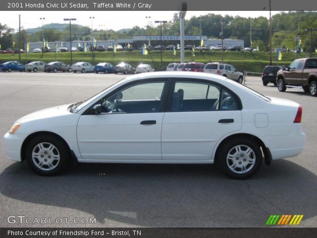 2001 Honda Civic LX Sedan in Taffeta White