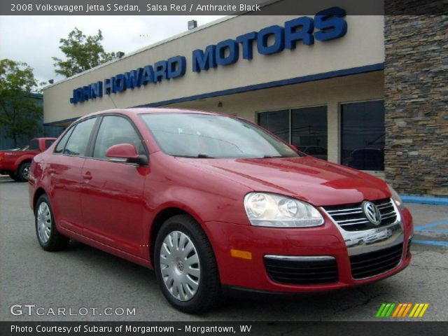 2008 Volkswagen Jetta S Sedan in Salsa Red