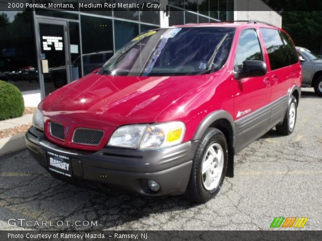 2000 Pontiac Montana  in Medium Red Metallic