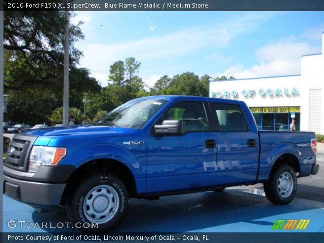 2010 Ford F150 XL SuperCrew in Blue Flame Metallic