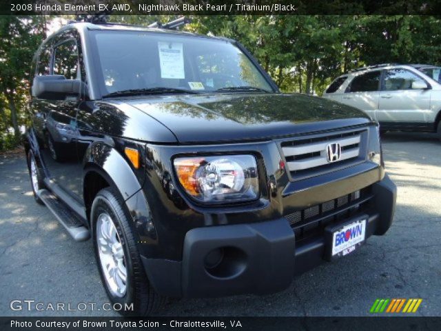 2008 Honda Element EX AWD in Nighthawk Black Pearl