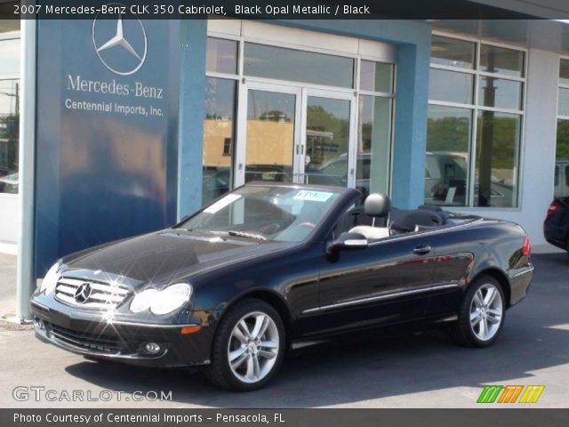 2007 Mercedes-Benz CLK 350 Cabriolet in Black Opal Metallic