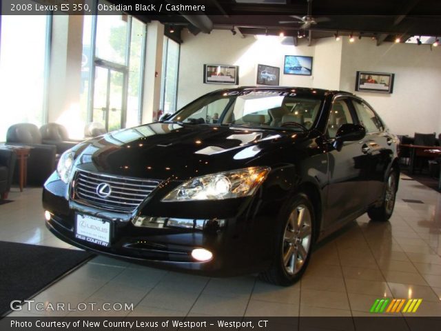 2008 Lexus ES 350 in Obsidian Black