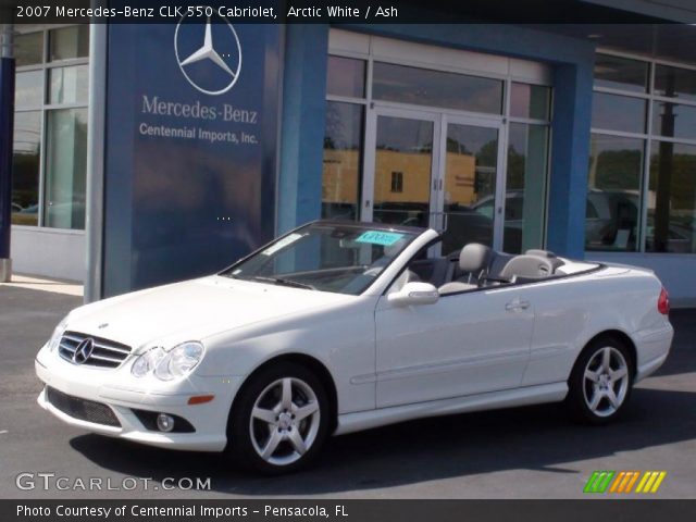 2007 Mercedes-Benz CLK 550 Cabriolet in Arctic White