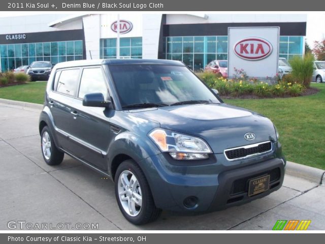 2011 Kia Soul + in Denim Blue