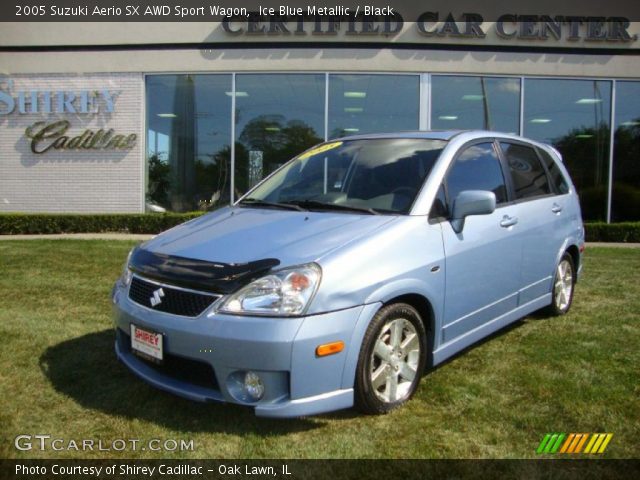 2005 Suzuki Aerio SX AWD Sport Wagon in Ice Blue Metallic