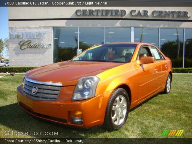 2003 Cadillac CTS Sedan in Copper Sunburst