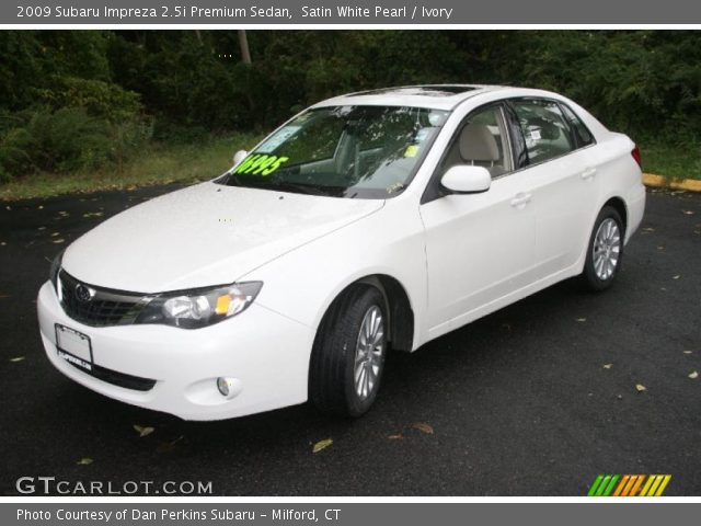 2009 Subaru Impreza 2.5i Premium Sedan in Satin White Pearl
