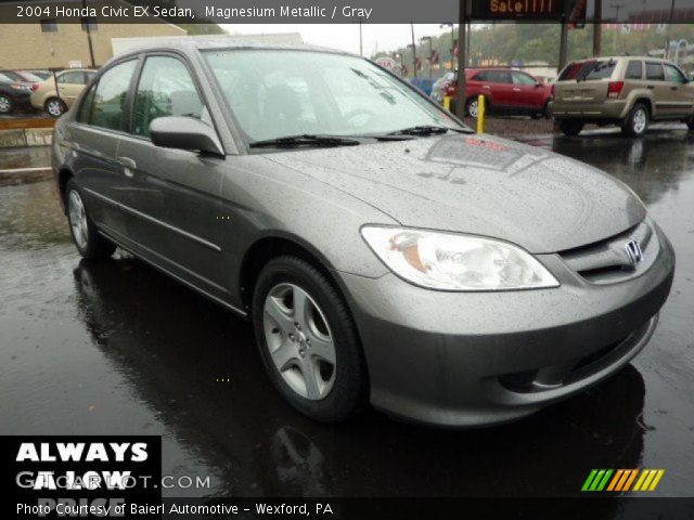 2004 Honda Civic EX Sedan in Magnesium Metallic