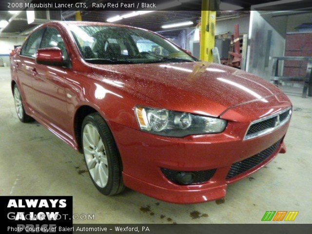 2008 Mitsubishi Lancer GTS in Rally Red Pearl