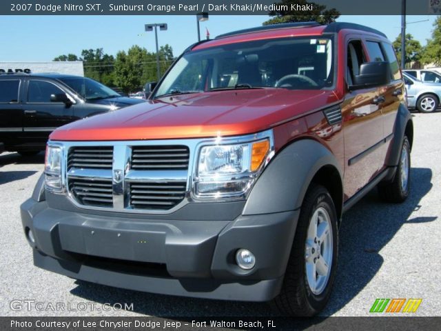 2007 Dodge Nitro SXT in Sunburst Orange Pearl