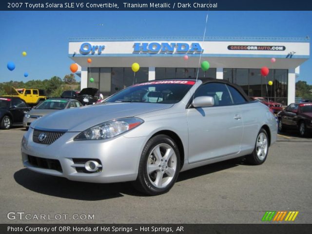 2007 Toyota Solara SLE V6 Convertible in Titanium Metallic