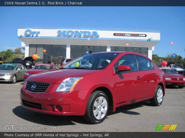 2009 Nissan Sentra 2.0 in Red Brick