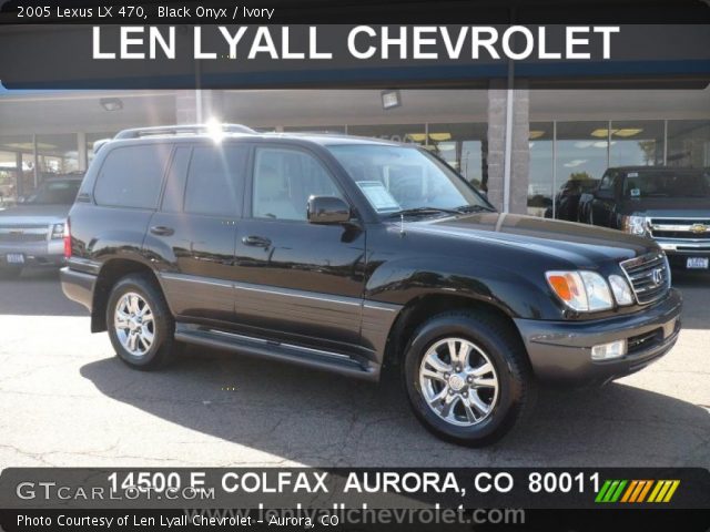 2005 Lexus LX 470 in Black Onyx