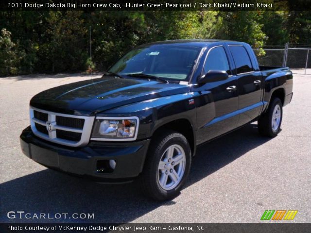 2011 Dodge Dakota Big Horn Crew Cab in Hunter Green Pearlcoat
