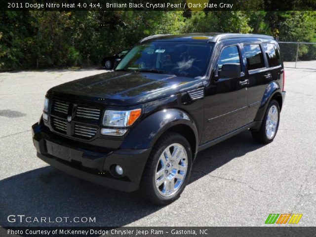 2011 Dodge Nitro Heat 4.0 4x4 in Brilliant Black Crystal Pearl