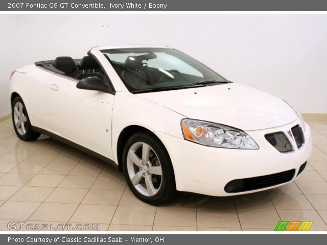 2007 Pontiac G6 GT Convertible in Ivory White