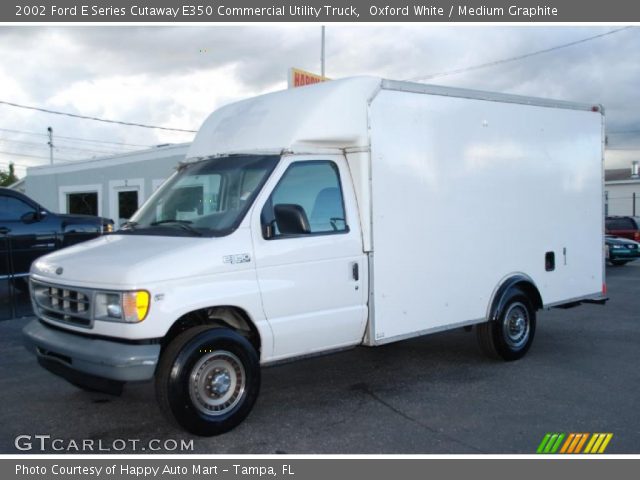 2002 Ford E Series Cutaway E350 Commercial Utility Truck in Oxford White
