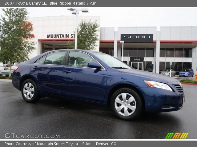 2007 Toyota Camry CE in Blue Ribbon Metallic
