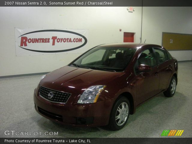 2007 Nissan Sentra 2.0 in Sonoma Sunset Red