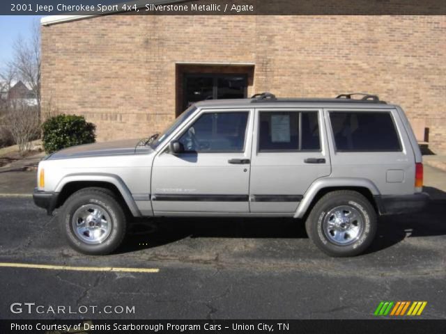 2001 Jeep Cherokee Sport 4x4 in Silverstone Metallic