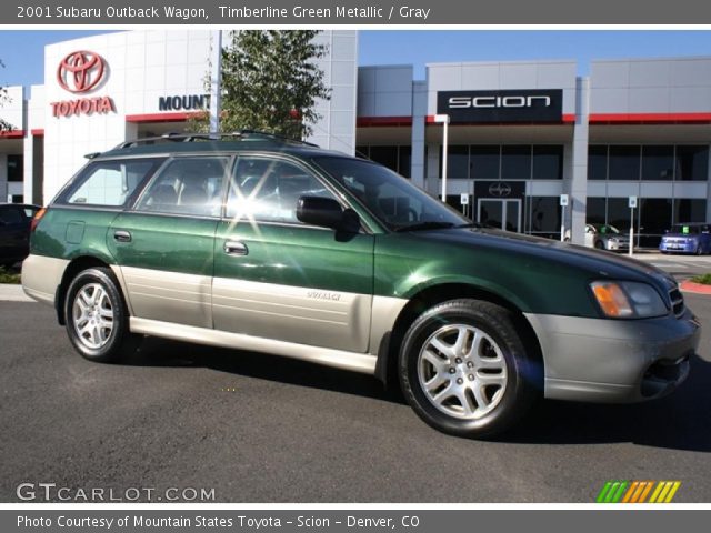 2001 Subaru Outback Wagon in Timberline Green Metallic
