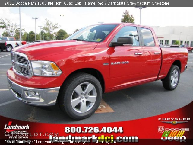 2011 Dodge Ram 1500 Big Horn Quad Cab in Flame Red