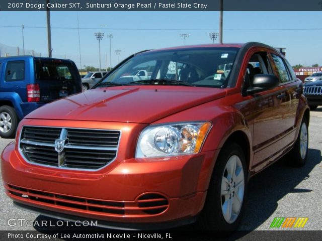 2007 Dodge Caliber SXT in Sunburst Orange Pearl