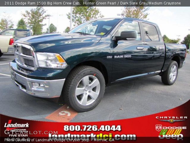 2011 Dodge Ram 1500 Big Horn Crew Cab in Hunter Green Pearl
